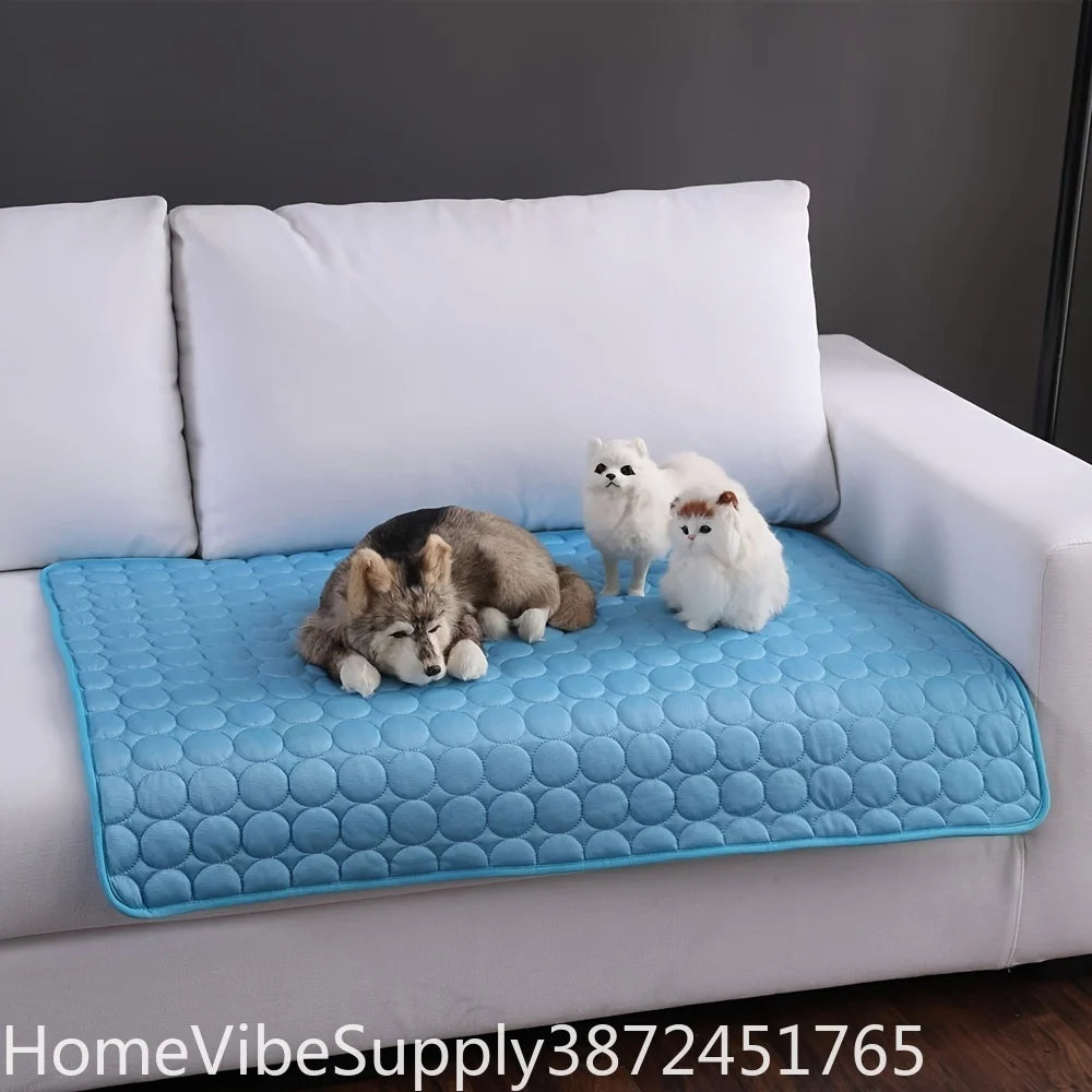 Summer Pet Cooling Mat Durable Ice Pad Extra Large Cold Bed Blanket For Small Large Dogs Cats Sofa Pet Sleeping Accessory Supply