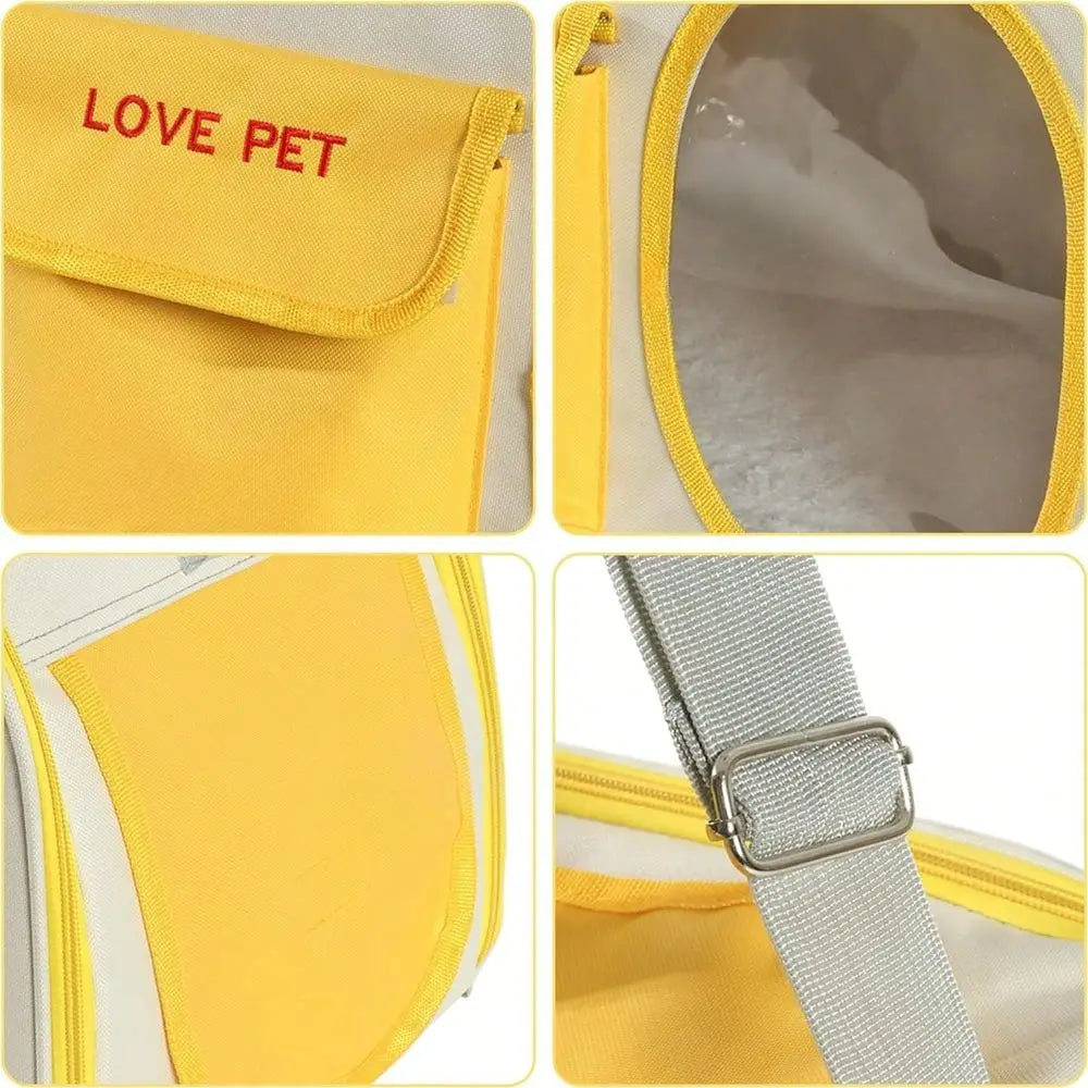 Portable Pet Carrier Backpack Suitable For Small To Large Cats, Small To Medium Dogs Breathable Mesh Airline Approved Multipurp