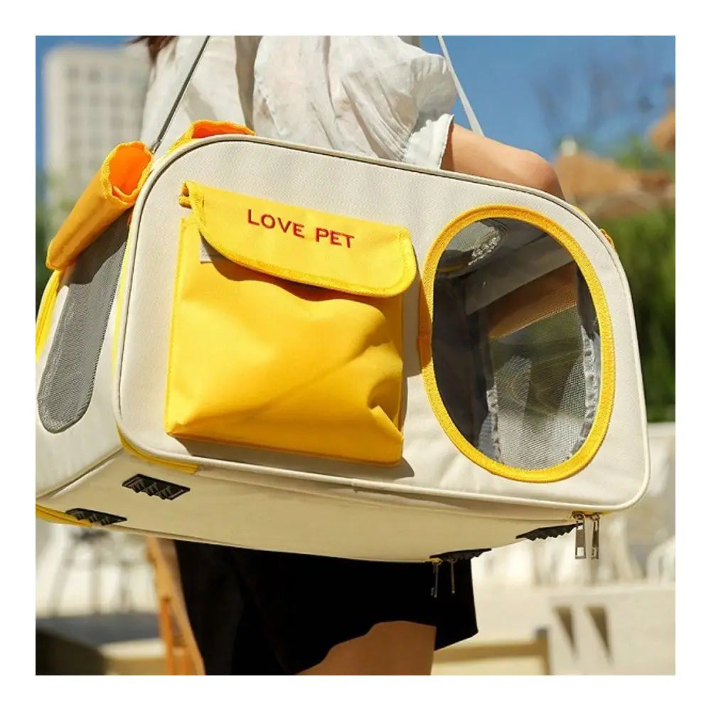 Portable Pet Carrier Backpack Suitable For Small To Large Cats, Small To Medium Dogs Breathable Mesh Airline Approved Multipurp