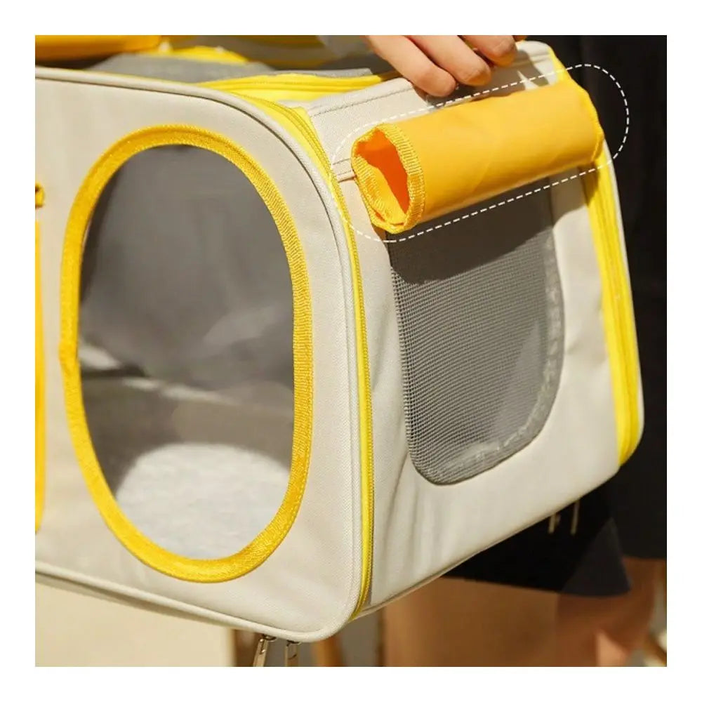 Portable Pet Carrier Backpack Suitable For Small To Large Cats, Small To Medium Dogs Breathable Mesh Airline Approved Multipurp
