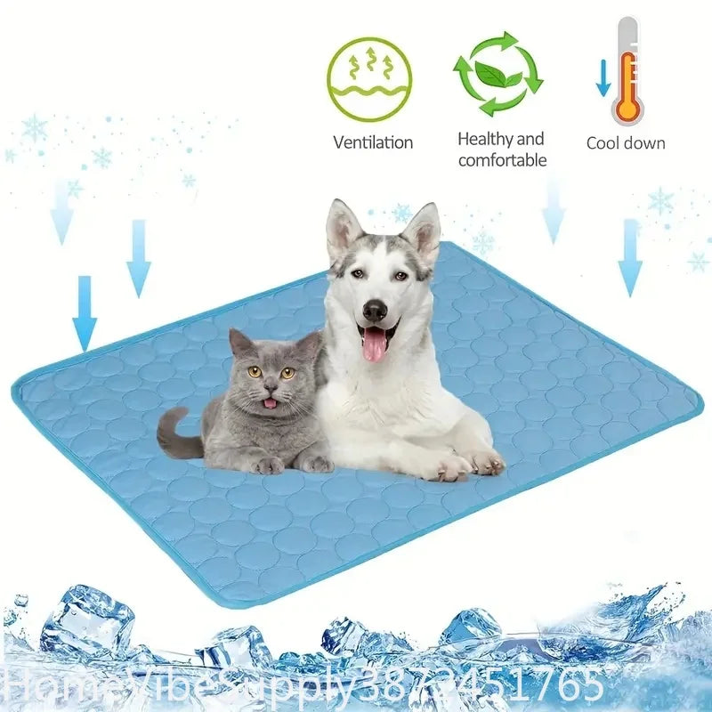 Summer Pet Cooling Mat Durable Ice Pad Extra Large Cold Bed Blanket For Small Large Dogs Cats Sofa Pet Sleeping Accessory Supply