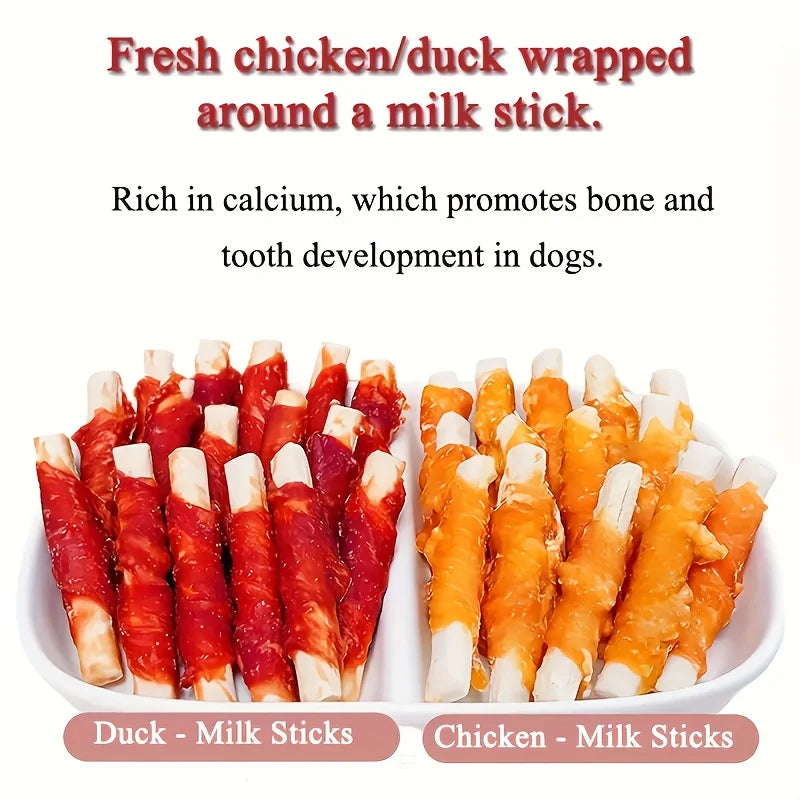 200g/400g(7.05oz/14.1oz) Dog Treats For Small, Medium, & Large Dog - Duck Sweet Potato, Healthy, Easily Digestible,