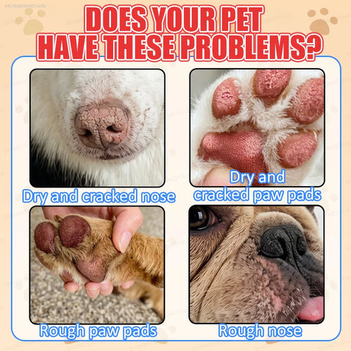 40g Dog Paw Soother Nose Balm Pet Foot Moisturizing Cream Cat Dog Cracked Paw Repair Protective Butter Care Pet Supplies