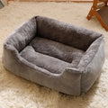 Warm Winter Cat Dog House Bed Soft Plush Cushion Basket Cozy Sleeping Habitat Nest For Kitten Small Dogs Indoor Rest Pet Supplies
