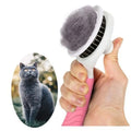 Self Cleaning Slicker Brush - Cat Brush Skin-Friendly Deshedding Grooming Massaging Tool for Long and Short Haired Pets, Cat Ha