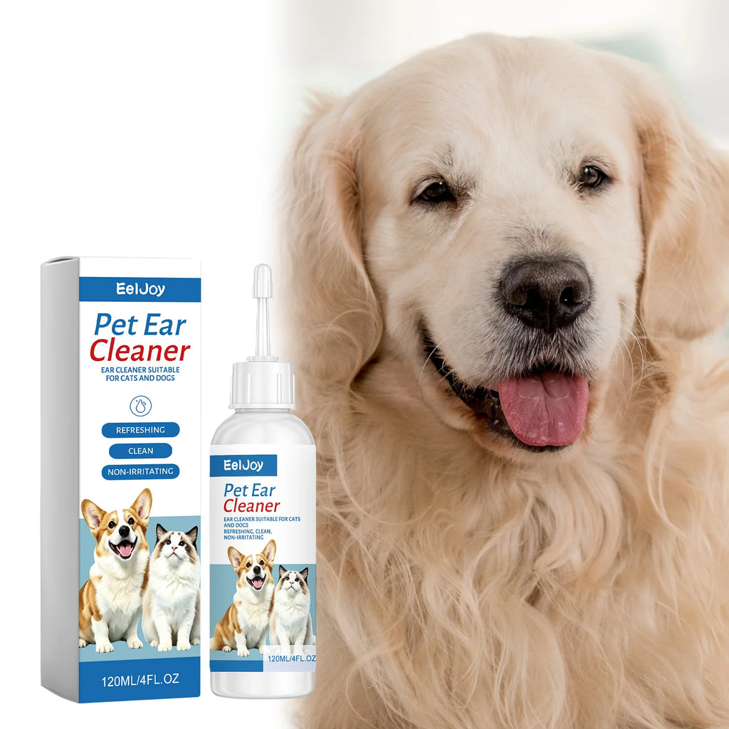 Mild Pet Ear Cleaner For Dogs And Cats Daily Ear Care Remove Ear Canal Dirt Debris