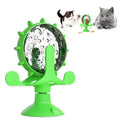 Cat Dog Treat Dispenser Toy - Cat Interactive Feeder 360° Degree Rotating, Food Leakage Device Rotate, Interactive Cat Food Tre