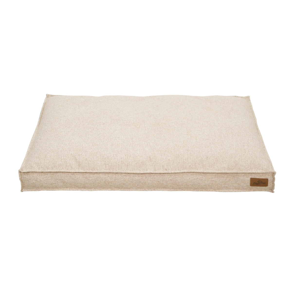 BingoPaw Large Dog Bed Washable: Rectangular Dog Pet Pillow Bed with Linen Cover Foam Base, Waterproof Lining, Cozy Sleep Bed Crate Mattress for Dogs, Kennels